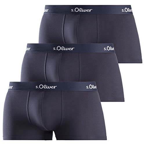 s.Oliver - Basic - Hip-Short / Pant - 3er Pack (XL Marine) von s.Oliver