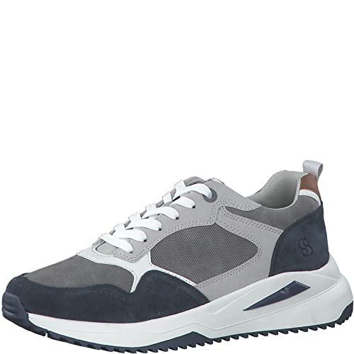 s.Oliver Herren 5-5-13631-30 Sneaker, Navy Grey, 41 EU von s.Oliver