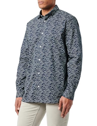 s.Oliver Herren Hemd Langarm, Slim Fit Blue L von s.Oliver