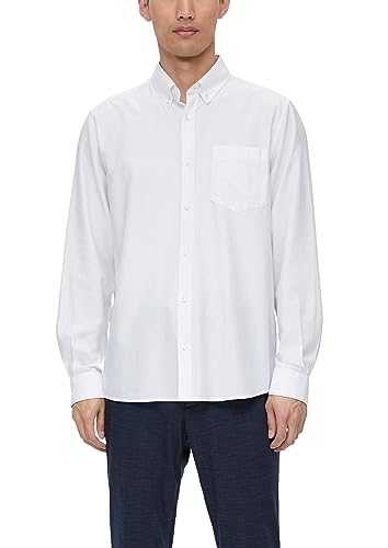 s.Oliver Herren Hemd Langarm White XL von s.Oliver