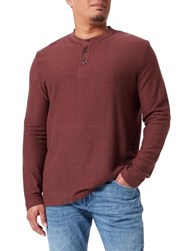 s.Oliver Herren Henley Langarmshirt Lilac, 3XL von s.Oliver