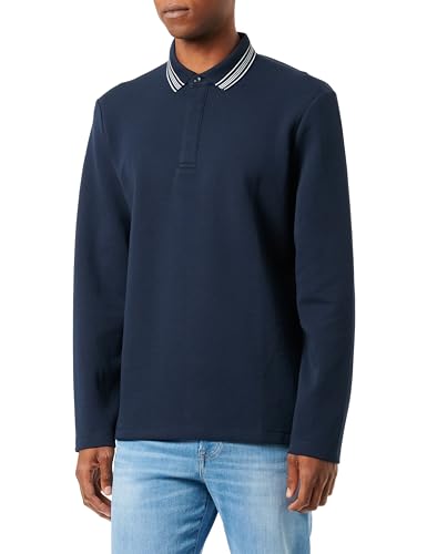 s.Oliver Herren Poloshirt Langarm Blue M von s.Oliver