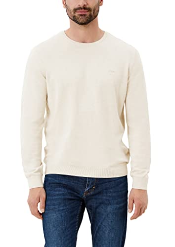 s.Oliver Herren 130.11.899.17.170.2040664 Pullover, Cremefarben(03w0), XL EU von s.Oliver