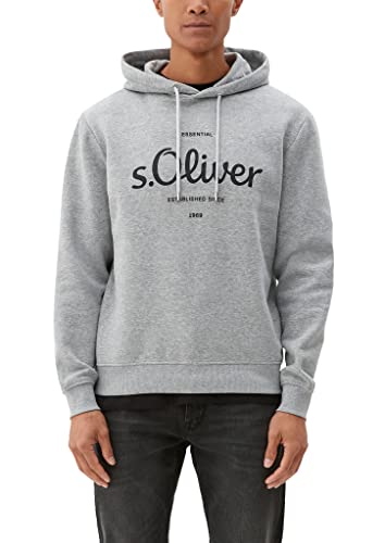 s.Oliver Men's 10.3.11.14.140.2122819 Sweatshirt Langarm, Grey/Black, L von s.Oliver