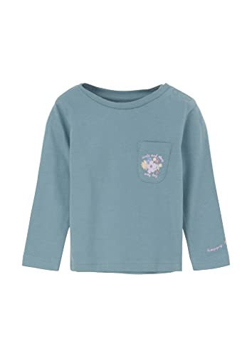 s.Oliver Junior Baby Girls 10.1.14.12.130.2123267 T-Shirts Langarm, Blue Green 6352, 68 von s.Oliver