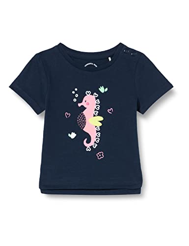 s.Oliver Junior Baby Girls 2130660 T-Shirt, Kurzarm, blau 5952, 92 von s.Oliver