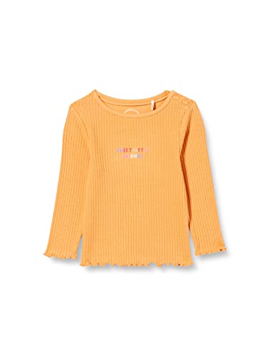 s.Oliver Unisex Baby 2120127 Langarmshirt, Orange #E3a857, 62 von s.Oliver