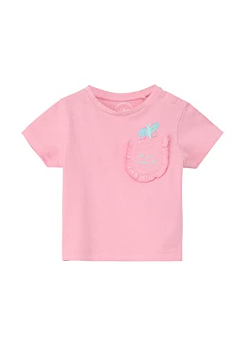 s.Oliver Junior Baby Girls 2130613 T-Shirt, Kurzarm, PINK, 92 von s.Oliver
