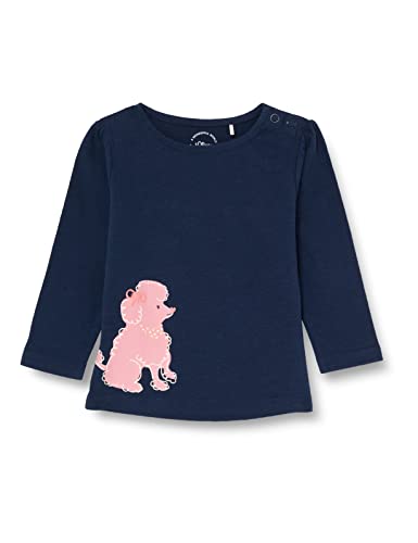 s.Oliver Junior Girl's 2128759 T-Shirt, Langarm, Blue, 68 von s.Oliver