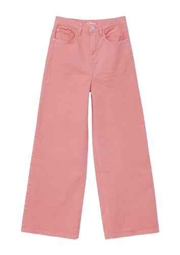 s.Oliver Junior Mädchen 2140079 Jeans, Wide Leg, orange 2152, 158 von s.Oliver