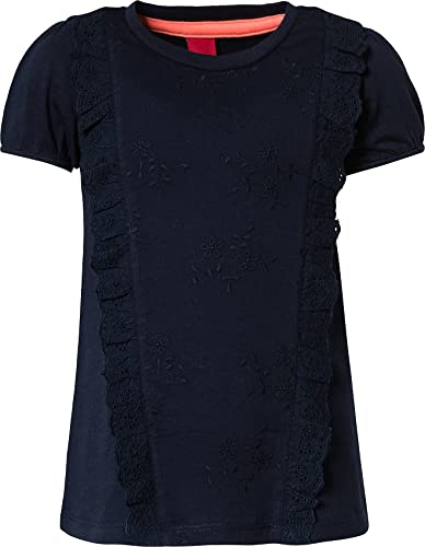 s.Oliver Junior Mädchen 403.10.103.12.130.2060378 T-Shirt, Dark Blue, 104/110 von s.Oliver