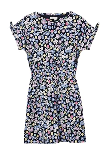 s.Oliver Kurzes Kleid mit All-Over-Print und Raffung Navy 110 s.Oliver Kurzes Kleid mit All-Over-Print und Raffung Navy 110 von s.Oliver