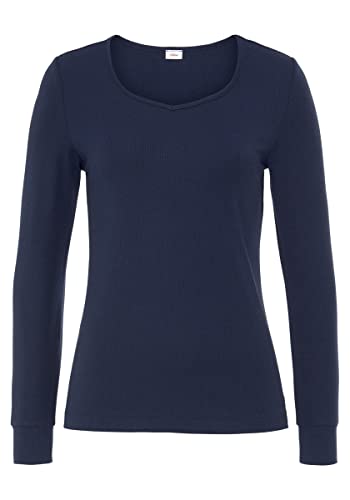 s.Oliver Damen Ak-03-47 Pyjamaoberteil, Navy, 36-38 EU von s.Oliver