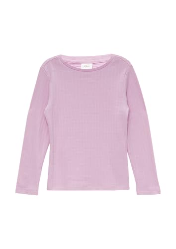 s.Oliver Langarmshirt im Slim Fit mit Ajourmuster rosa 92/98 s.Oliver Langarmshirt im Slim Fit mit Ajourmuster rosa 92/98 von s.Oliver