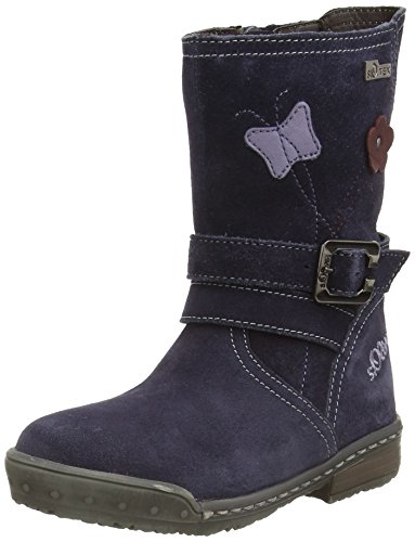 s.Oliver Mädchen 36412 Kurzschaft Stiefel, Blau (Navy 805), 28 von s.Oliver