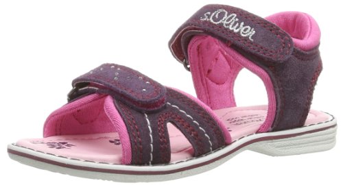 s.Oliver Mädchen Casual Knöchelriemchen, Violett (Purple 519) von s.Oliver