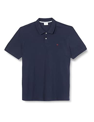 s.Oliver Men's 2129493 Poloshirt, blau 59D1, S von s.Oliver