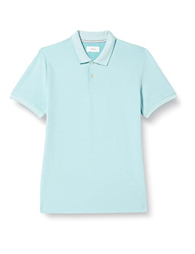 s.Oliver Men's 2129830 Poloshirt, Kurzarm, türkis 61W1, XXL von s.Oliver