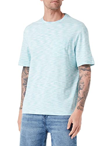 s.Oliver Men's 2129856 T-Shirt, Kurzarm, türkis 61W1, 3XL von s.Oliver