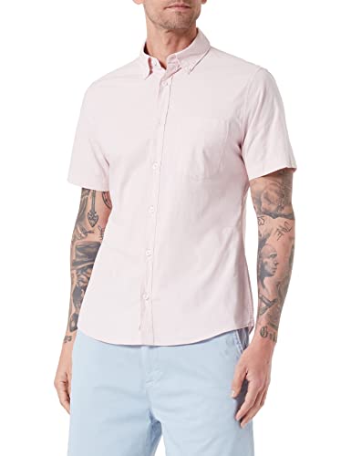 s.Oliver Herren Men's Hemd, Kurzarm, PINK, L von s.Oliver