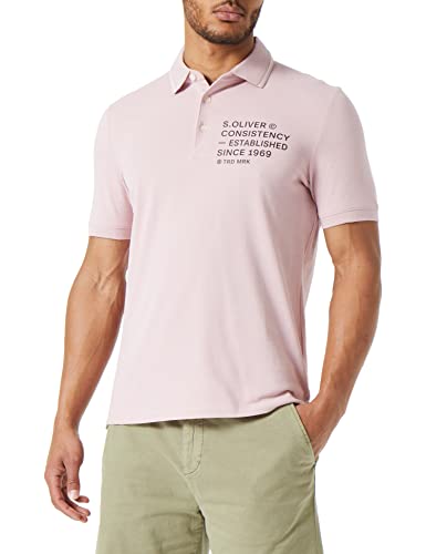 s.Oliver Men's Poloshirt, Kurzarm, rosa 4163, L von s.Oliver