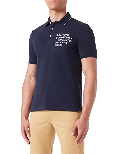 s.Oliver Herren 2129835 Poloshirt, Kurzarm, 5955_Blue, M von s.Oliver