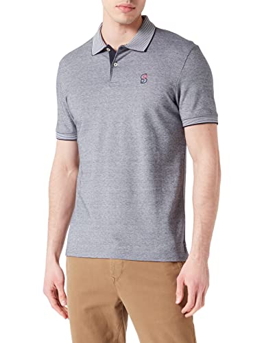 s.Oliver Men's Poloshirt, Kurzarm, blau 59W1, 3XL von s.Oliver