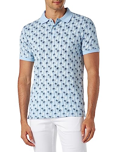 s.Oliver Men's Poloshirt,XXL,Blau | Mehrfarbig 50a4 von s.Oliver