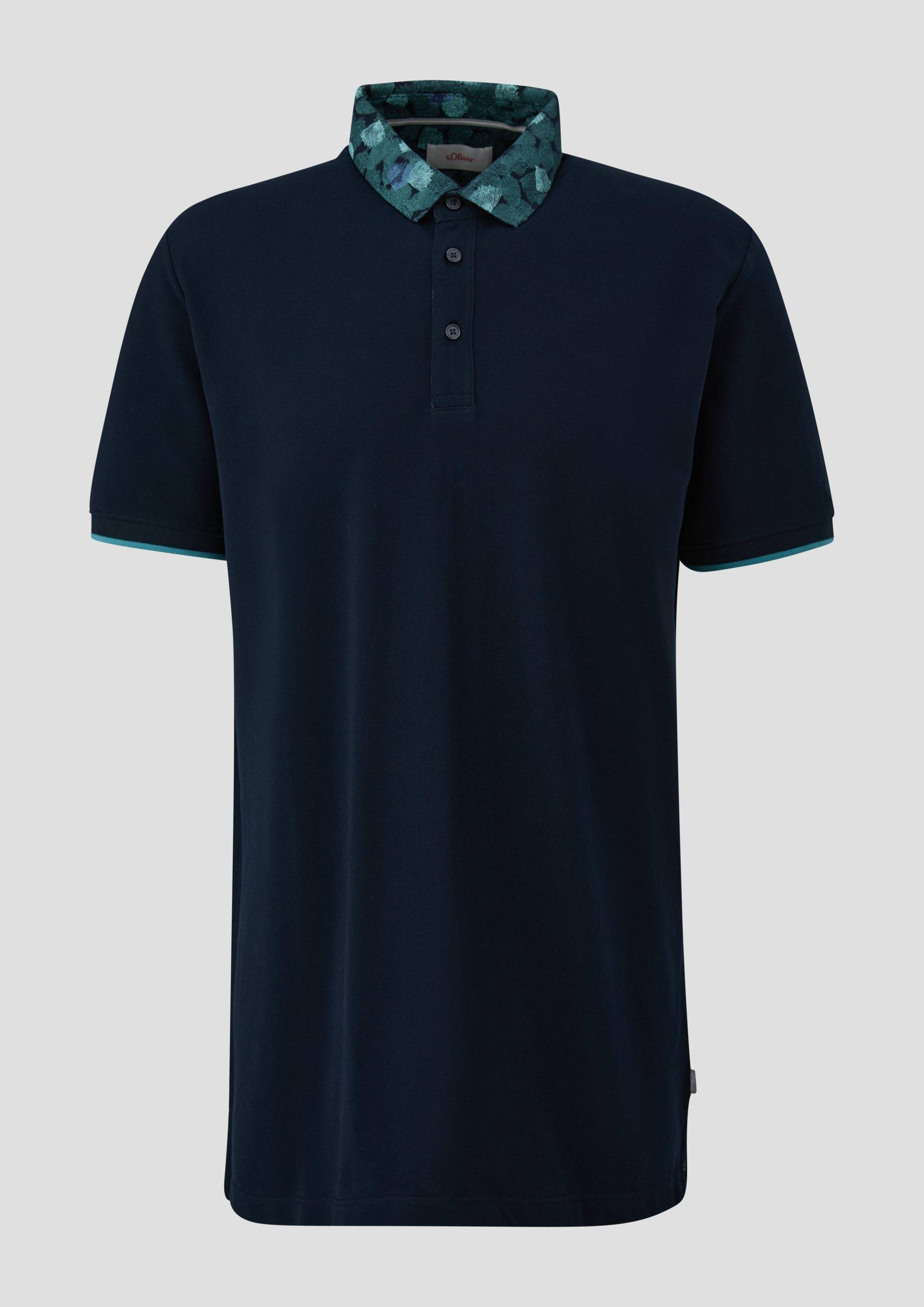 s.Oliver - Poloshirt mit Piquéstruktur, Herren, blau von s.Oliver