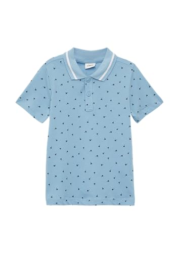 s.Oliver Poloshirt mit All-Over-Print himmelblau 116/122 s.Oliver Poloshirt mit All-Over-Print himmelblau 116/122 von s.Oliver