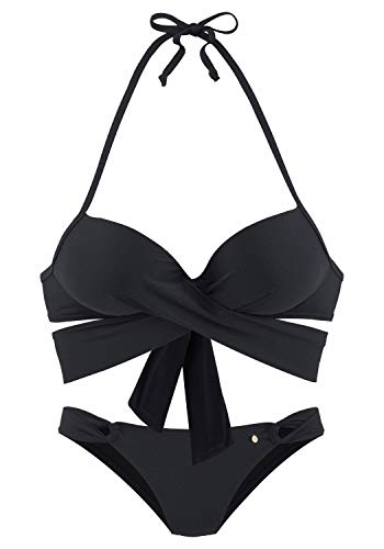 s.Oliver Push-Up-Bikini Set in schwarz von s.Oliver