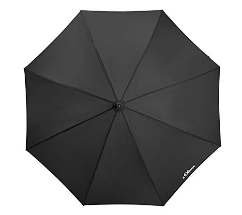 s.Oliver Regenschirm Long AC City – Sturmfester Langschirm – Öffnungs-Automatik – Für optimalen Schutz – Black von s.Oliver