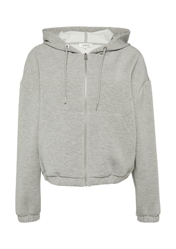 s.Oliver Scuba-Sweatjacke aus Modalmix im Relaxed Fit grau meliert 42 s.Oliver Scuba-Sweatjacke aus Modalmix im Relaxed Fit grau meliert 42 von s.Oliver