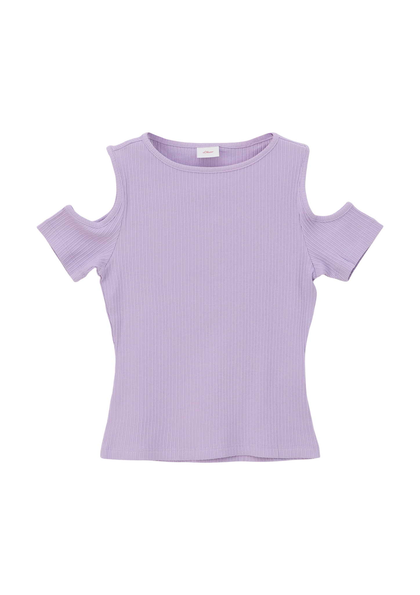 s.Oliver - T-Shirt mit Cut-outs, Mädchen, lila von s.Oliver