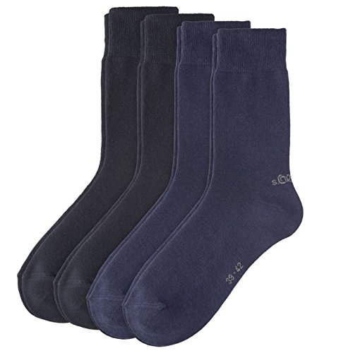 s.Oliver Unisex Classic Socken 8er Pack, Größe:43-46;Farbe:Navy (04) von s.Oliver