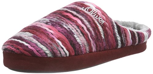 s.Oliver Unisex-Kinder 47100 Pantoffeln, Violett (Berry 526), 33 von s.Oliver