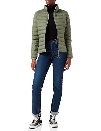 s.Oliver Damen Steppjacke, Khaki/Oliv, 40 von s.Oliver