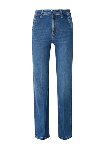 s.Oliver Women's Jeans, Beverly Flared Leg, Blue Denim, 48/30 von s.Oliver