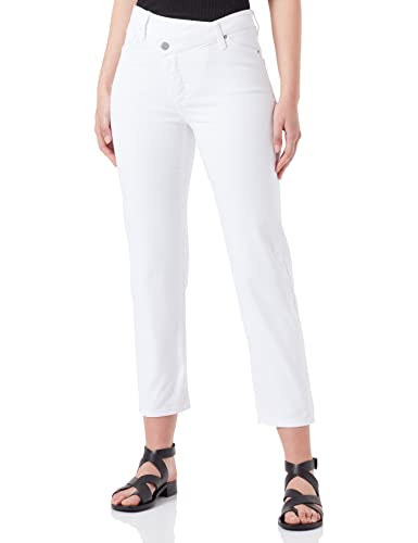 s.Oliver Women's Jeans, Karolin Straight Leg, White, 44 von s.Oliver