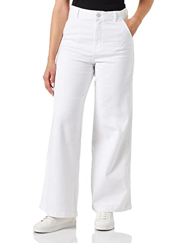 s.Oliver Women's Jeans, Suri Wide Leg, White, 48/36 von s.Oliver