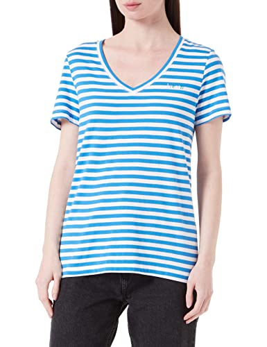 s.Oliver Women's T-Shirts, Kurzarm, Blue, 40 von s.Oliver