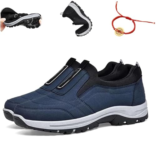 saVgu Daladder Walking-Schuhe, Daladder Orthopädische Schuhe for Herren, Daladder Walking Orthopädische Schuhe, Herren-Wanderschuhe (Color : Blue, Size : US-10) von saVgu