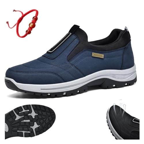 saVgu Daladder Wanderschuhe, Daladder Walking Orthopädische Schuhe, Daladder Orthopädische Wanderschuhe, Wanderschuhe for Herren (Color : Blue, Size : US-10) von saVgu