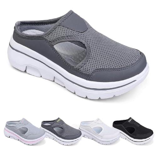 saVgu Orthowalkway Herrenschuhe, lässige Wander-Slipper mit Fußgewölbeunterstützung, bequeme, atmungsaktive Sportsandalen for Herren(Color:Fig-2,Size:US-11) von saVgu