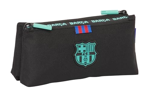 F.C. Barcelona 3. Team: Kulturtasche für Kinder, mit einfachem Reißverschluss, ideal für Kinder verschiedener Altersgruppen, bequem und vielseitig, Qualität und Widerstandsfähigkeit, 22 x 8 x 10 cm, von safta