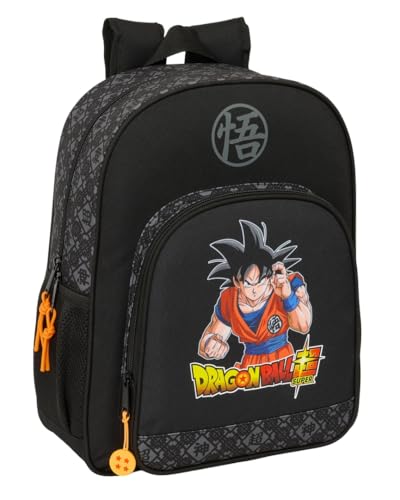 safta Dragon Ball Combat Schulrucksack für Kinder, Kinderrucksack, anpassbar an Kinderwagen, ideal für Kinder im Schulalter, bequem und vielseitig, Qualität und Widerstandsfähigkeit, 32 x 12 x 38 cm, safta Dragon Ball Combat Schulrucksack für Kinder, Kinderrucksack, anpassbar an Kinderwagen, ideal für Kinder im Schulalter, bequem und vielseitig, Qualität und Widerstandsfähigkeit, 32 x 12 x 38 cm, von safta