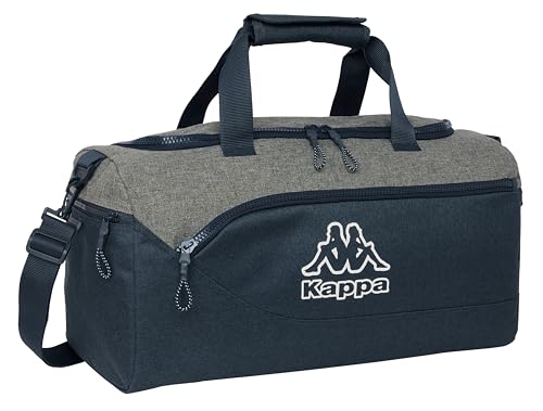 Safta KAPPA DARK NAVY - Sporttasche, Rucksack, Ideal für Kinder unterschiedlichen Alters, bequem und vielseitig, Qualität und Widerstandsfähigkeit, 50 x 25 x 25 cm, Grau/Marineblau Melange, Grau / von safta