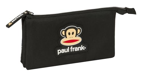 Safta Paul Frank Join The Fun Federmäppchen für Kinder, Federmäppchen für Kinder, ideal für Schulkinder, bequem und vielseitig, Qualität und Stärke, 22 x 3 x 12 cm, Schwarz, Schwarz, Estándar, Casual von safta