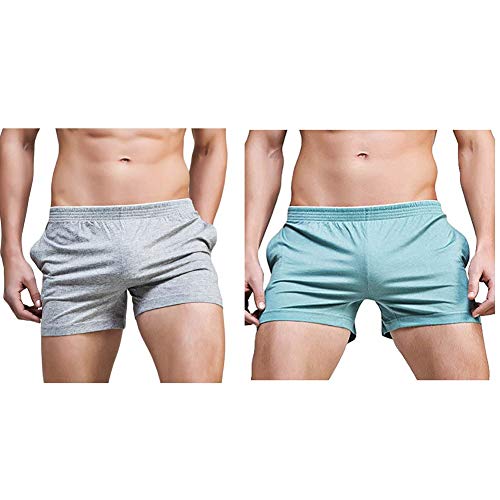 sandbank Herren Pocket Running Workout Gym Active Shorts Lounge Schlafhose - - 26-28W von sandbank