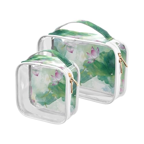 sanluoli Kulturbeutel für Herren, transparent, Retro-Stil, Blumenmotiv, TSA-zugelassen, wasserdicht, kleine Make-up-Tasche, Rasierset, Retro-Blumenblüten, 2 Stück, Retro-Blumen sanluoli Kulturbeutel für Herren, transparent, Retro-Stil, Blumenmotiv, TSA-zugelassen, wasserdicht, kleine Make-up-Tasche, Rasierset, Retro-Blumenblüten, 2 Stück, Retro-Blumen von sanluoli